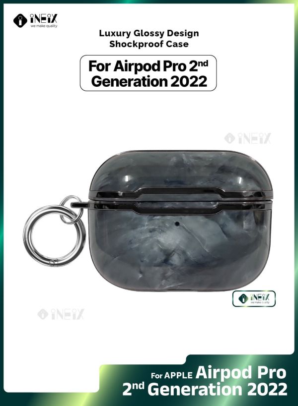 Luxury Glossy Design Shockproof Case for Apple Airpod Pro 2-2022