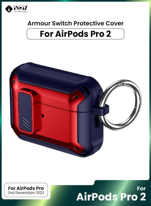 Full Body Rugged Hard Shell Protective Shockproof Case for Apple Airpod Pro 2-2022